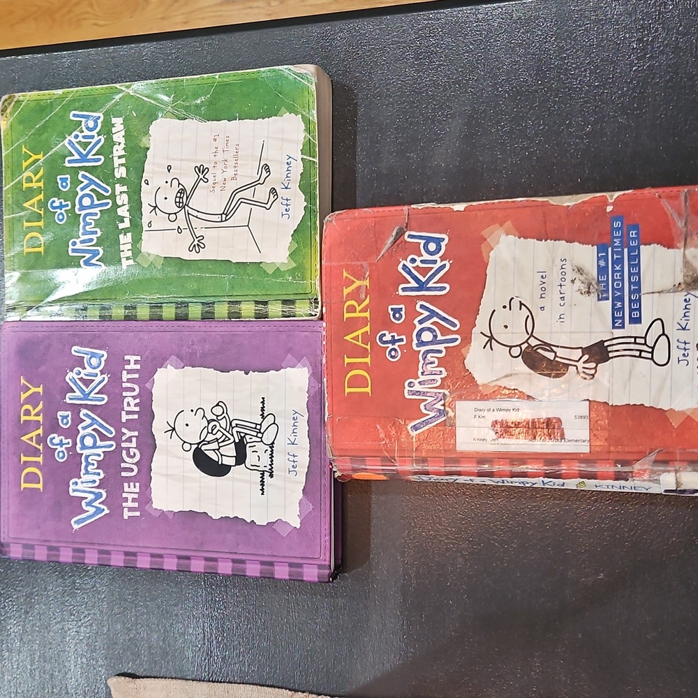 Diary of a Wimpy Kid Set Of 3 Books